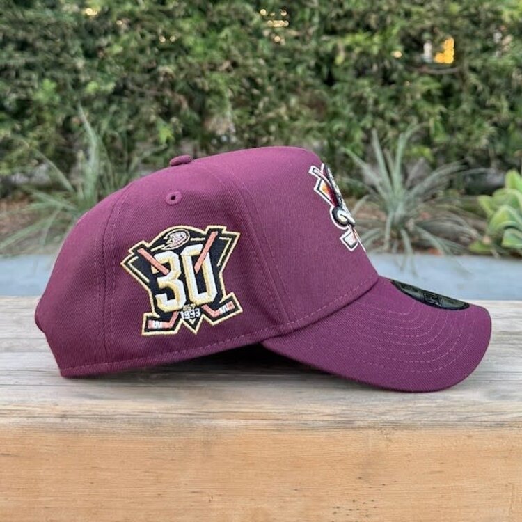 New Era Mighty Ducks Maroon 30th Anniv Teal UV 940 A-Frame