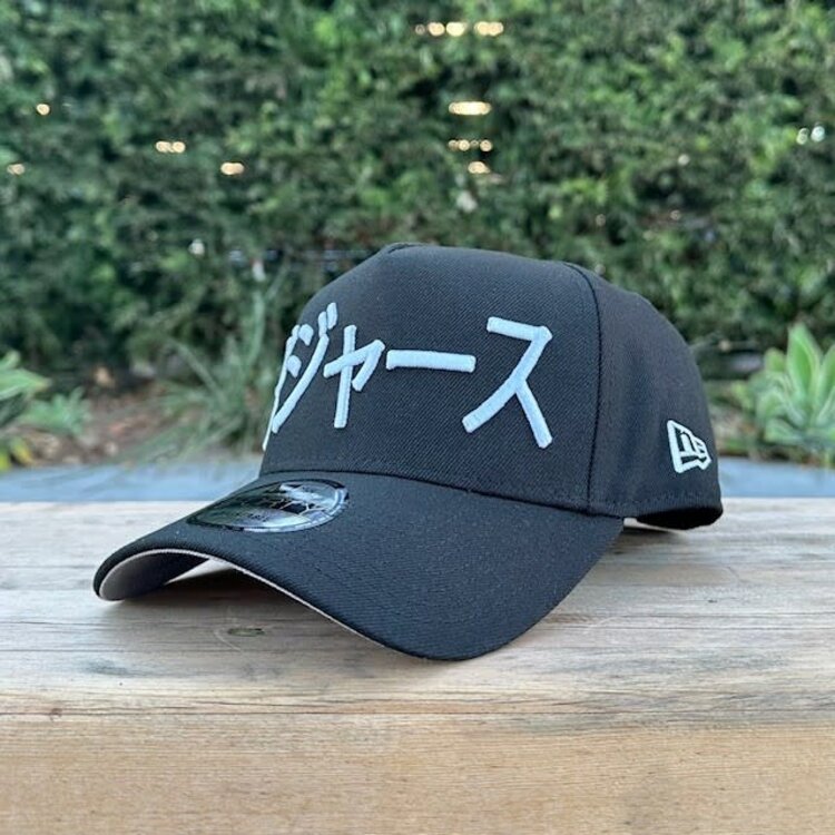 New Era LA Dodgers Black White Kanji 940 A-Frame
