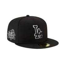 New Era LA Dodgers Black Black White 2024 World Series Champions