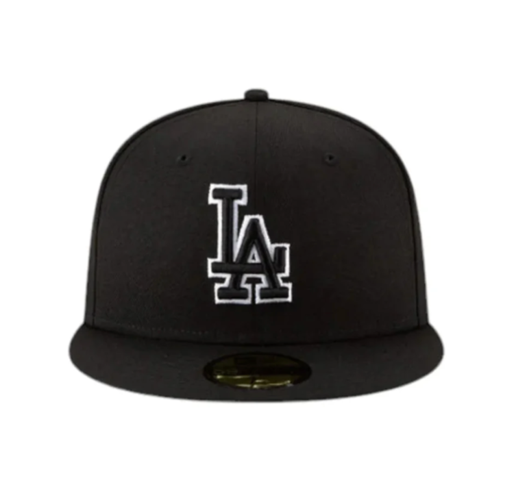 New Era LA Dodgers Black Black White 2024 World Series Champions