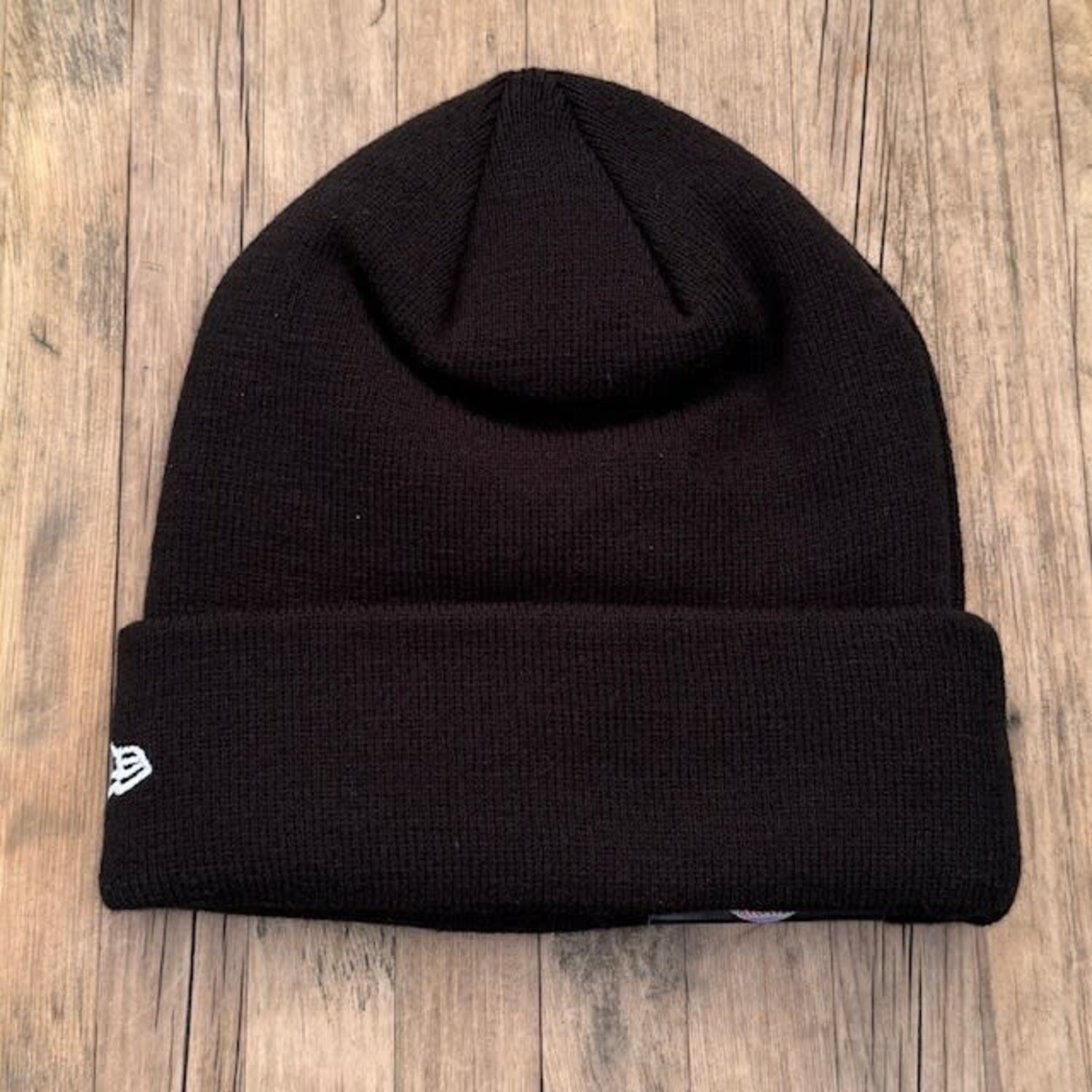 LA Dodgers Black White Cuffed Knit - The Locker Room of Downey