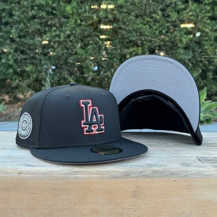 New Era LA Black Silver-Red Aztec Calendar SP