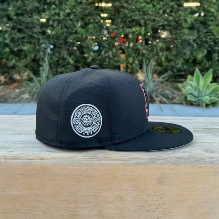 New Era LA Black Silver-Red Aztec Calendar SP