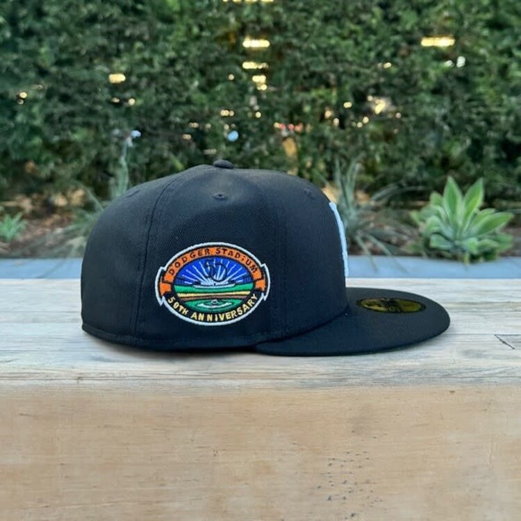 New Era LA Black White 50th Stadium Green UV