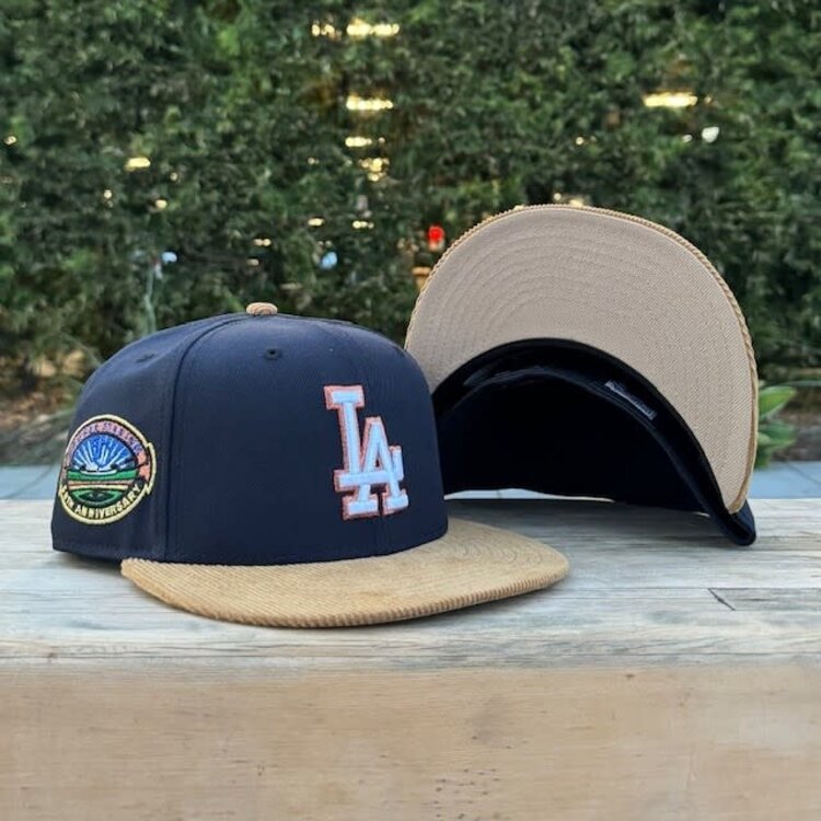 New Era LA Navy/Khaki Corduroy 50th Stadium Khaki UV