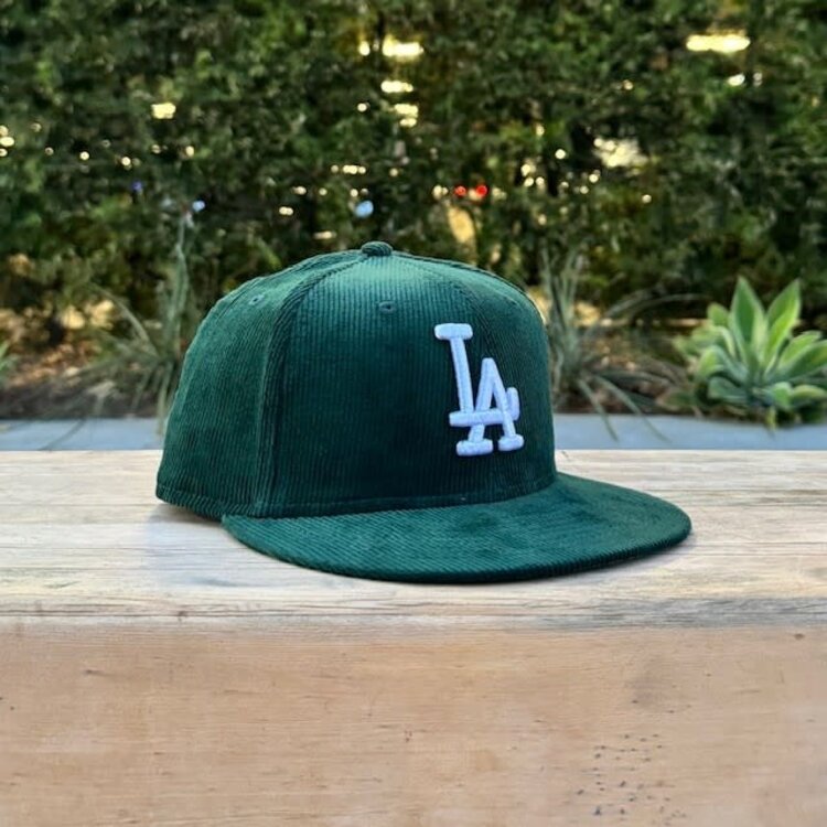 New Era LA Dark Green Corduroy Gray UV