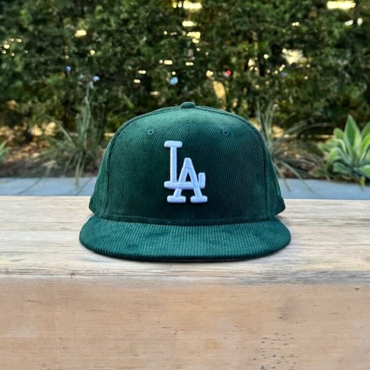 New Era LA Dark Green Corduroy Gray UV