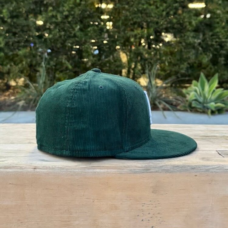New Era LA Dark Green Corduroy Gray UV