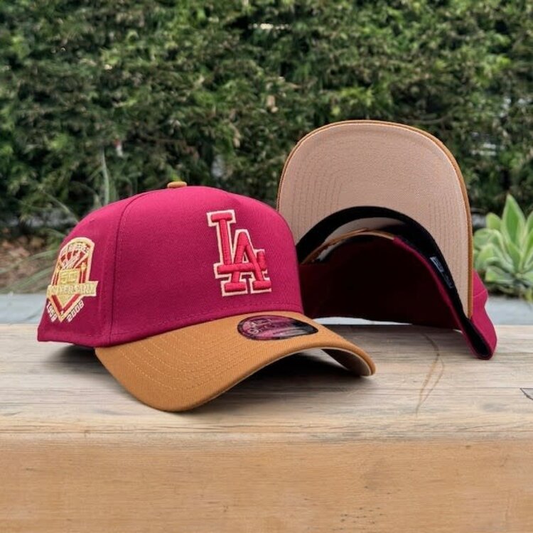 New Era LA Cardinal/Peanut Outline 50th Anniv Khaki UV 940AF