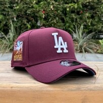 New Era LA Maroon 60th Stadium Sky Blue UV 940 A-Frame