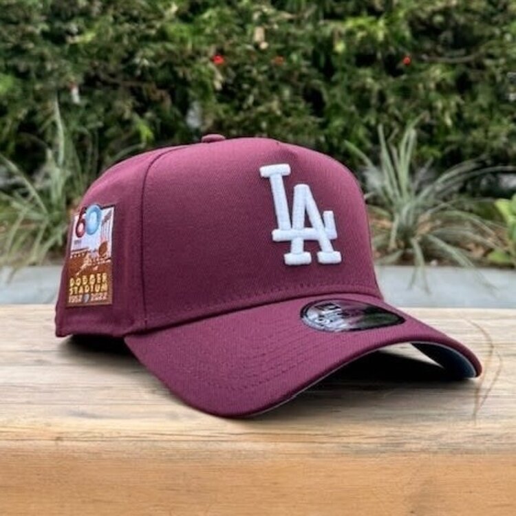 New Era LA Maroon 60th Stadium Sky Blue UV 940 A-Frame