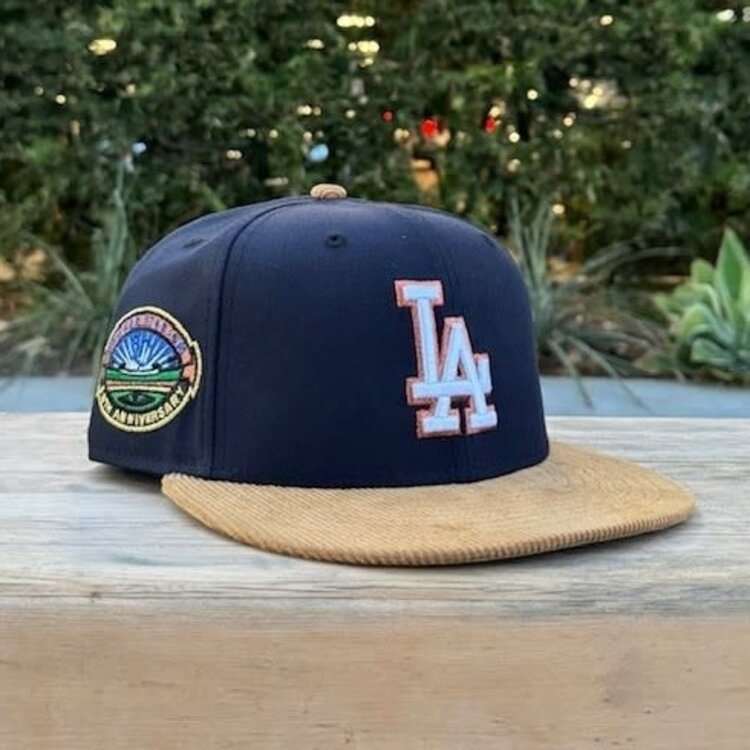 New Era LA Navy/Khaki Corduroy 50th Stadium Khaki UV