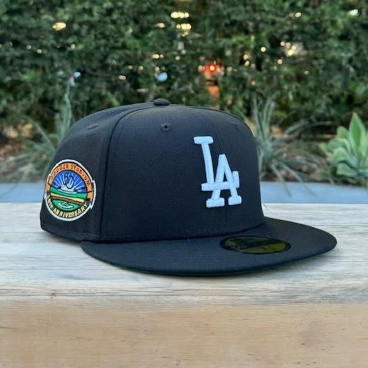 New Era LA Black White 50th Stadium Green UV