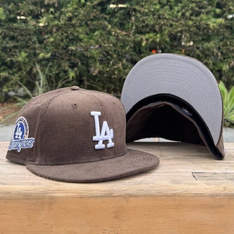 New Era LA Brown Corduroy Circle 2024 WS Champs