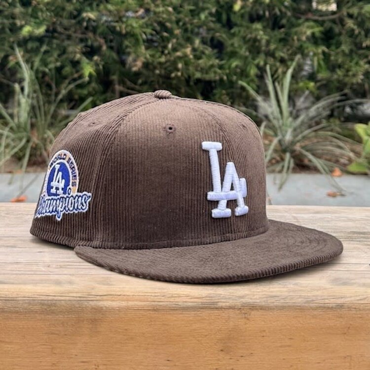 New Era LA Brown Corduroy Circle 2024 WS Champs
