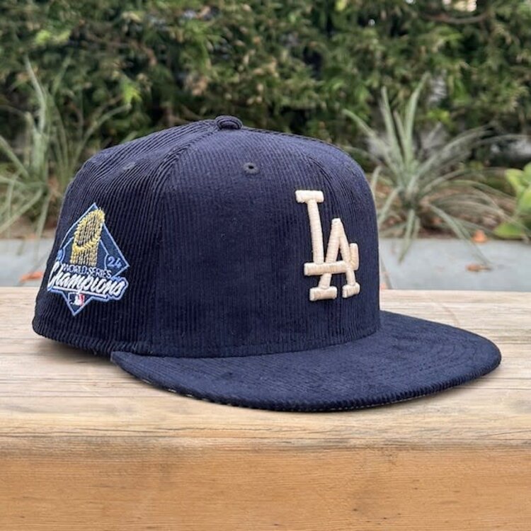 New Era LA Navy Corduroy Diamond 2024 WS Champs
