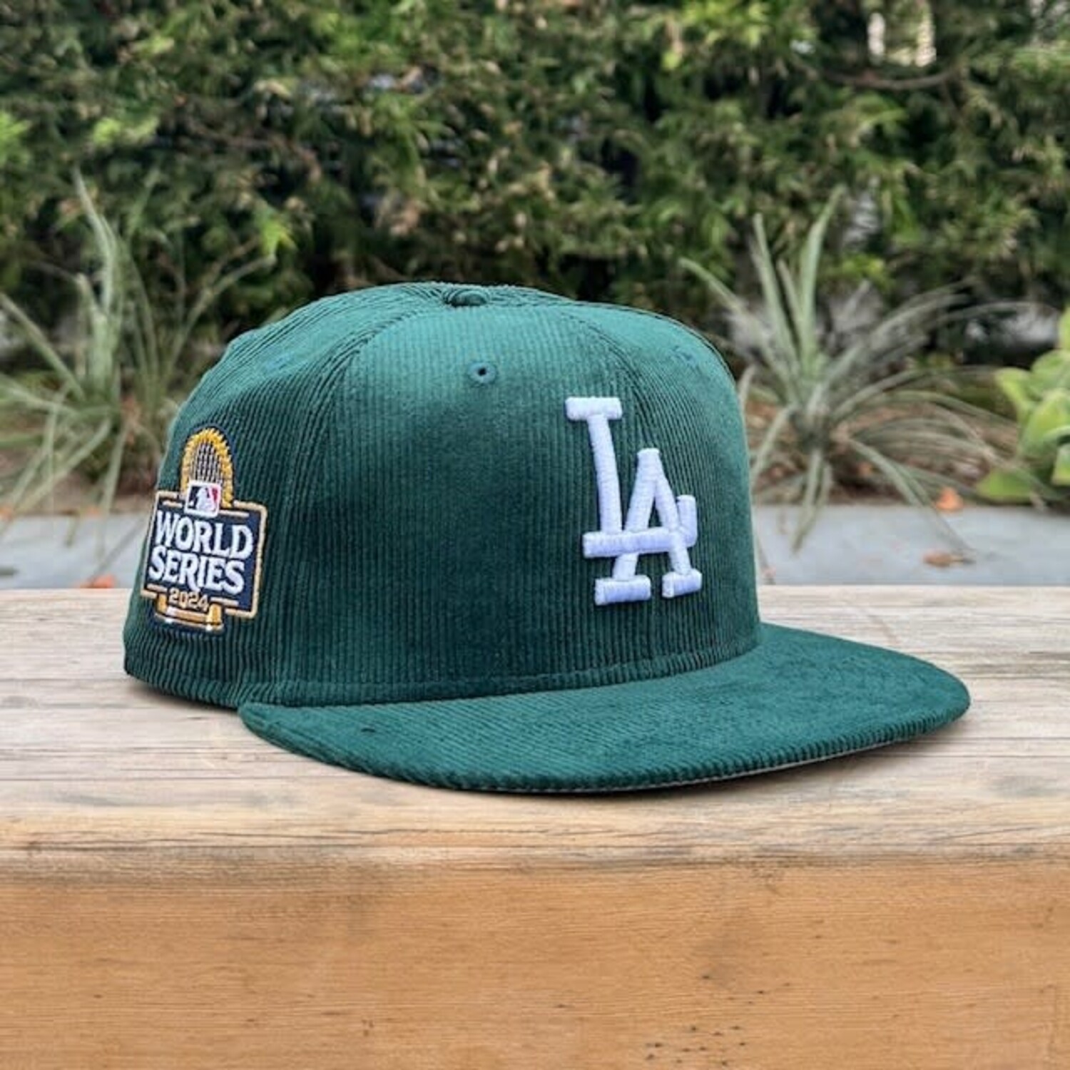LA Dodgers Dark Green Corduroy 2024 World Series SP - The Locker