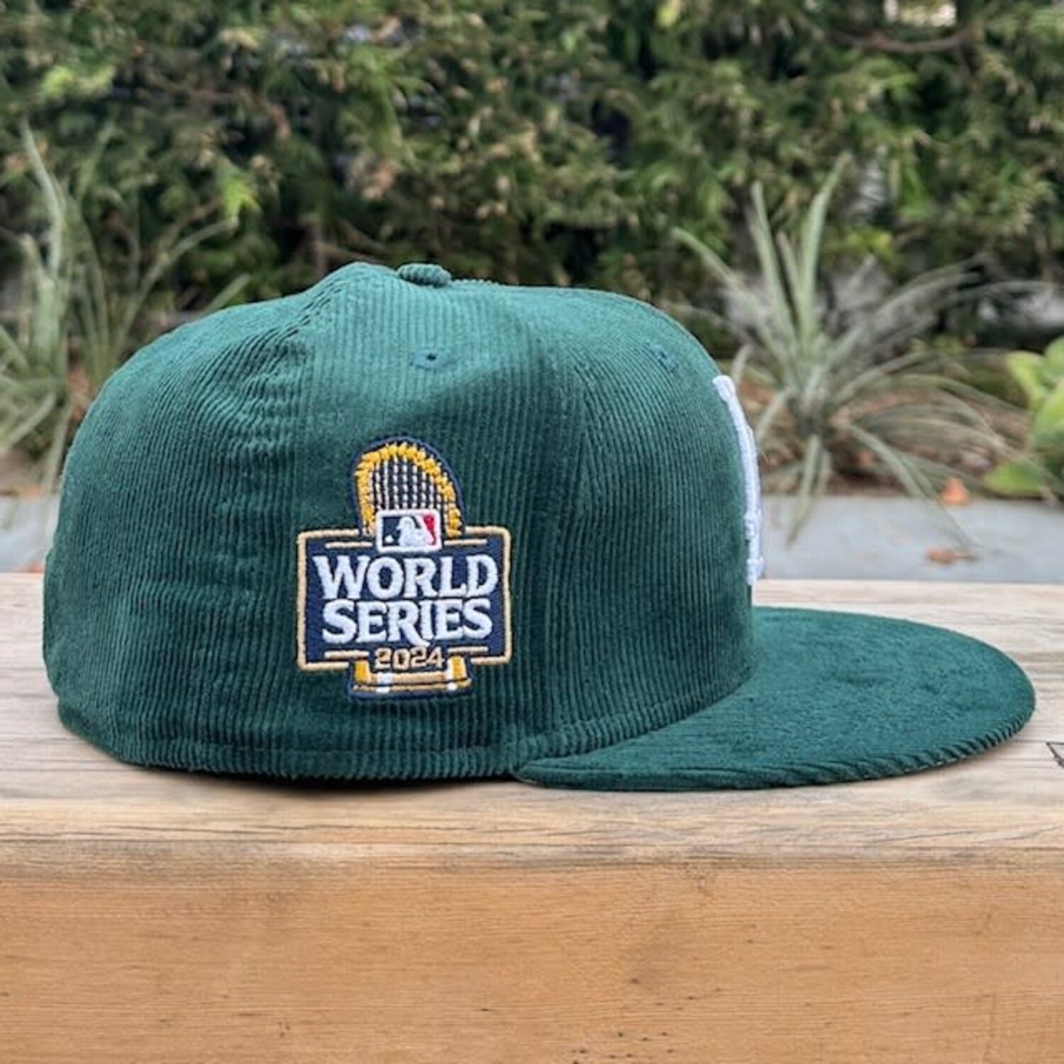 LA Dodgers Dark Green Corduroy 2024 World Series SP - The Locker