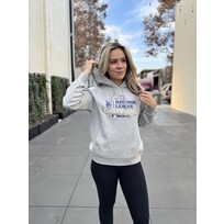 Fanatics Dodgers Women's Gray 2024 NLCS Locker Room Hoodie