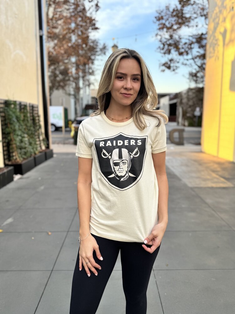 New Era Raiders W NE Team Split S/S Tee