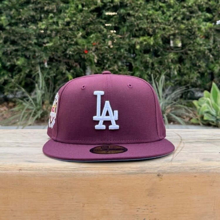 New Era LA Maroon 50th Anniversary Sky Blue UV Fitted