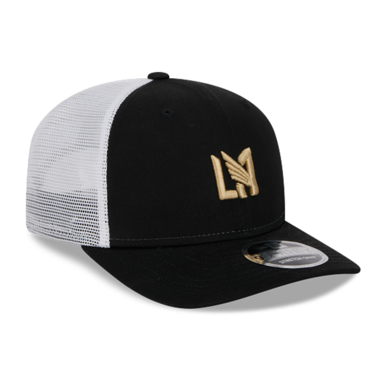 New Era LAFC Black White Mesh Trucker Stretch Snap 970SS