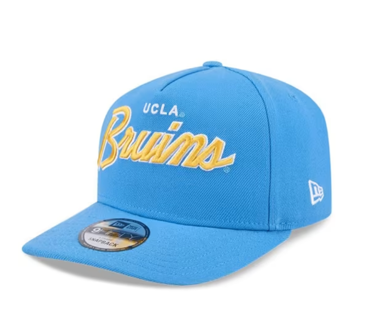 New Era UCLA Bruins Script Side Patch Blue 950 A-Frame