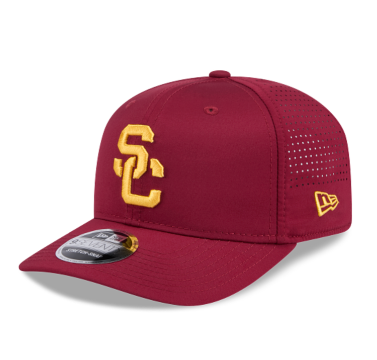 New Era USC Trojans Cardinal Performance Stretch Snap 970SS