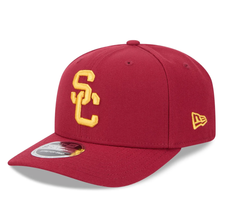 New Era USC Trojans Cardinal Team Stretch Snap 970SS