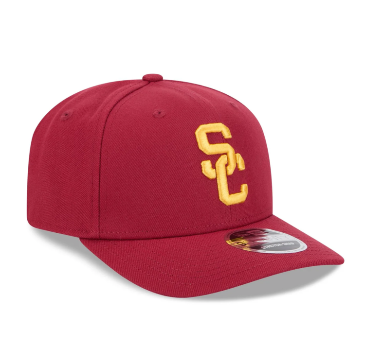 New Era USC Trojans Cardinal Team Stretch Snap 970SS