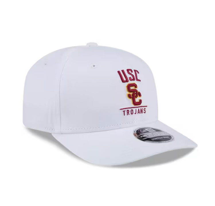 New Era USC Trojans White Stretch Snap 970SS