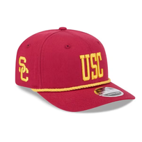 New Era USC Trojans Cardinal Gold Block Stretch Snap 970SS