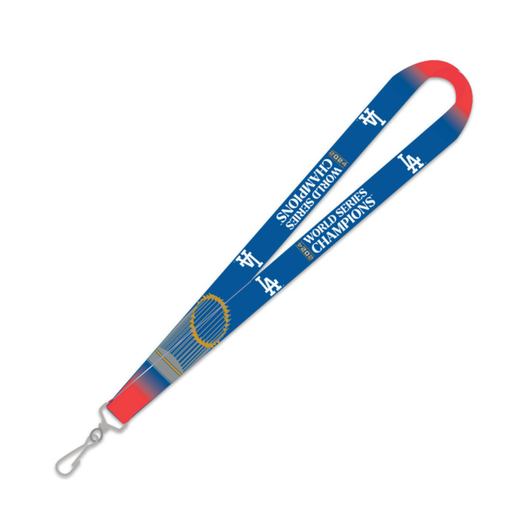 PSG LA Dodgers 2024 World Series Champions Lanyard Blue/Red