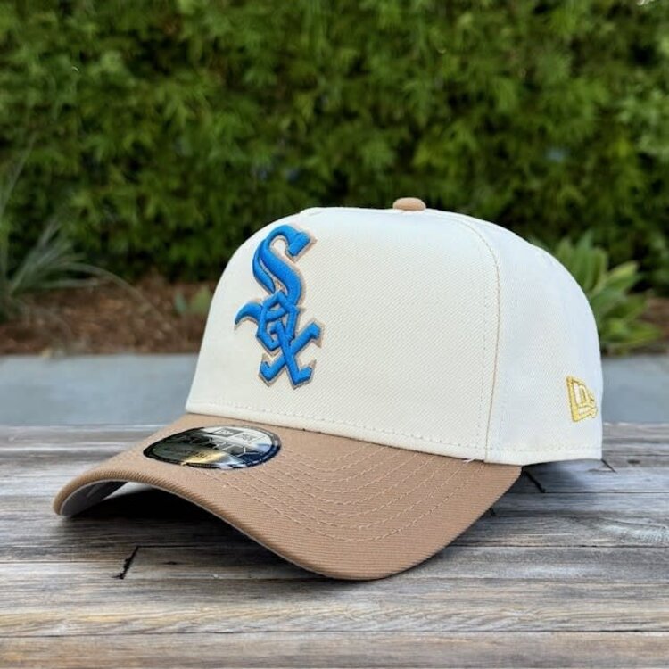 New Era White Sox Ivory/Khaki SP 940 A-Frame