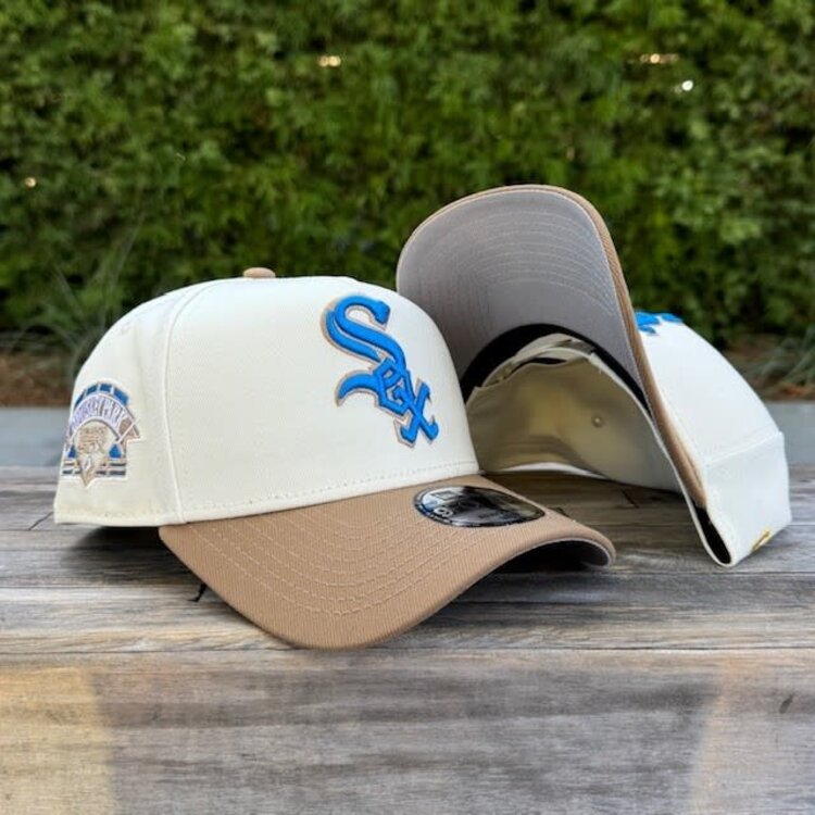 New Era White Sox Ivory/Khaki SP 940 A-Frame