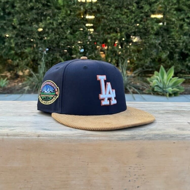 New Era LA Navy/Khaki Corduroy 50th Stadium Khaki UV