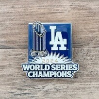 PSG LA Dodgers 2024 World Series Champions Trophy Collector Pin