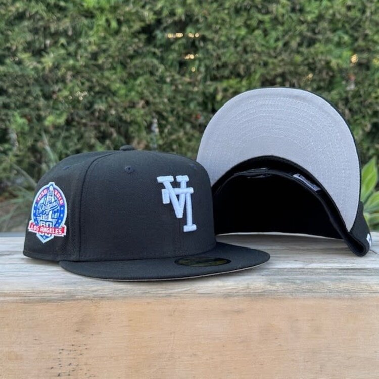 New Era LA Upside Down Black White 60th Anniversary Gray UV