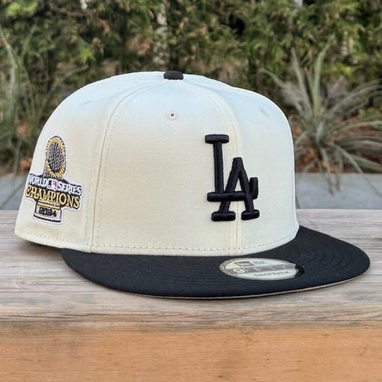 New Era LA Ivory/Black 2024 World Series Champs Trophy 950 Snapback