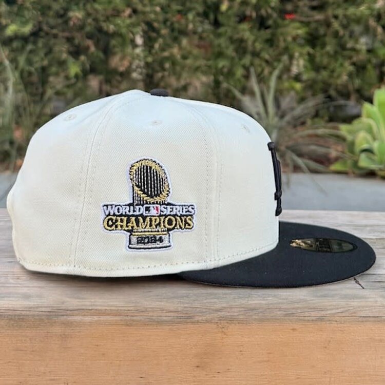 New Era LA Ivory/Black 2024 World Series Champs Trophy 950 Snapback