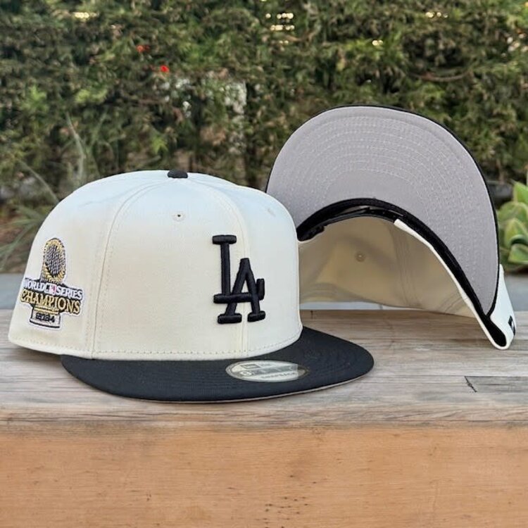 New Era LA Ivory/Black 2024 World Series Champs Trophy 950 Snapback