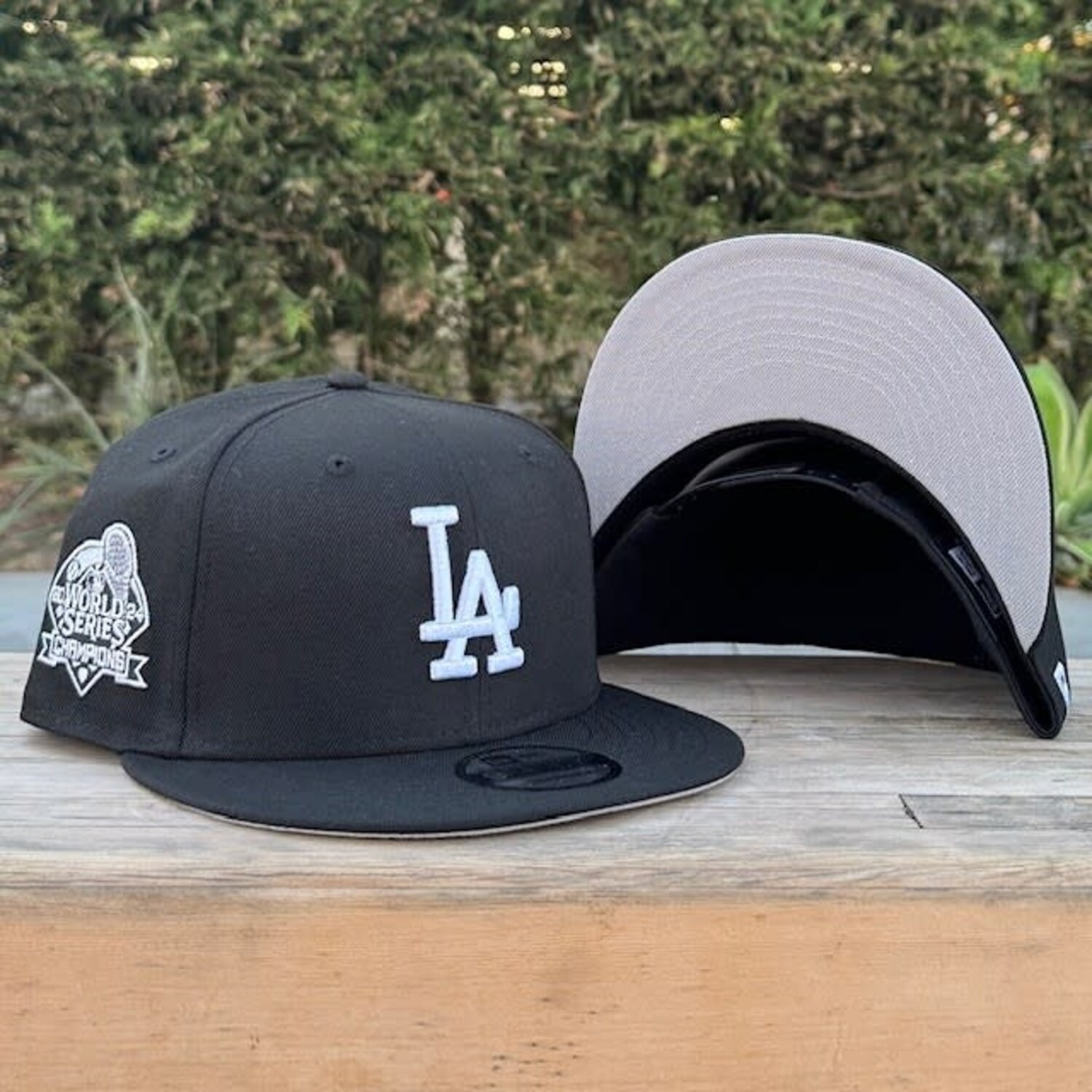 LA New Black White 2024 WS Champs 950 Snapback - The Locker Room