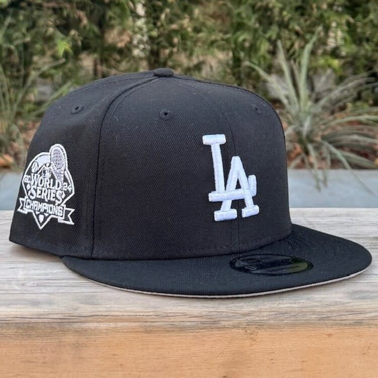 New Era LA New Black White 2024 WS Champs 950 Snapback