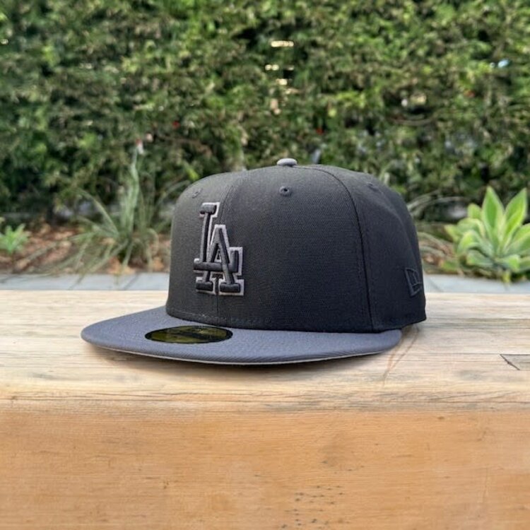 New Era LA Black/Graphite Black-Gray 100th Anniversary