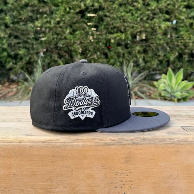 New Era LA Black/Graphite Black-Gray 100th Anniversary