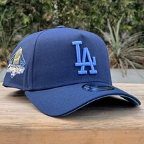 New Era LA Navy Sky Blue Diamond 2024 WS Champ 940 A-Frame