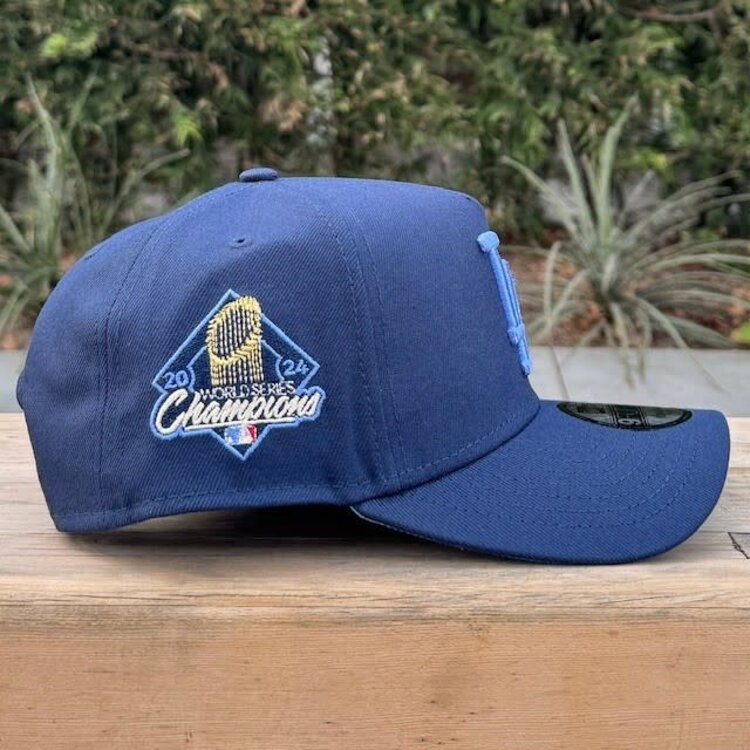 New Era LA Navy Sky Blue Diamond 2024 WS Champ 940 A-Frame