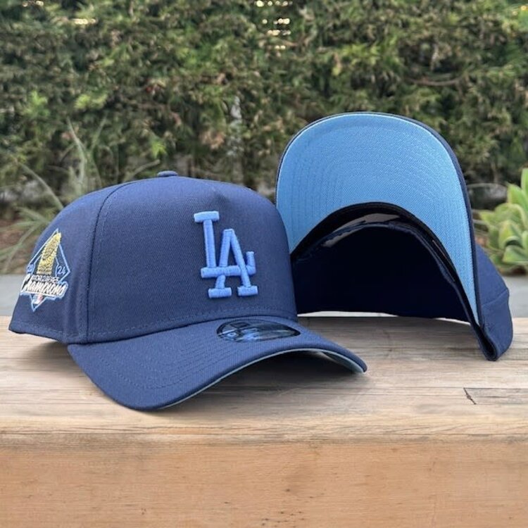New Era LA Navy Sky Blue Diamond 2024 WS Champ 940 A-Frame