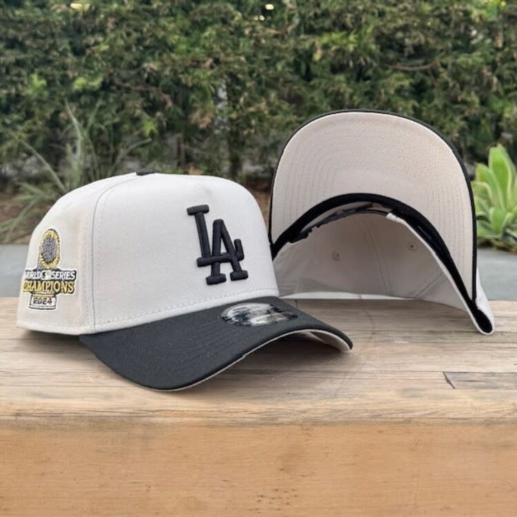 New Era LA Stone/Black Metallic 2024 WS Champs Trophy 940 A-Frame