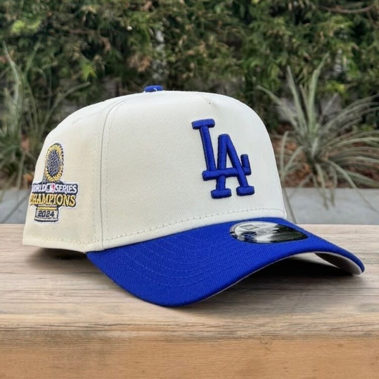 New Era LA Ivory/Royal 2024 World Series Champs Trophy 940 A-Frame